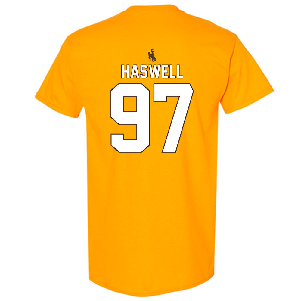 Wyoming - NCAA Football : Alexander Haswell - T-Shirt-1