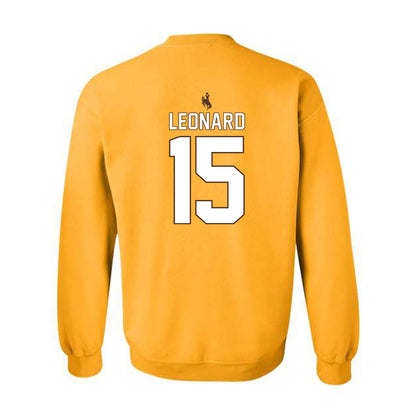 Wyoming - NCAA Football : David Leonard - Crewneck Sweatshirt