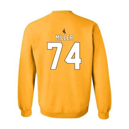 Wyoming - NCAA Football : Tariq Miller - Crewneck Sweatshirt-1