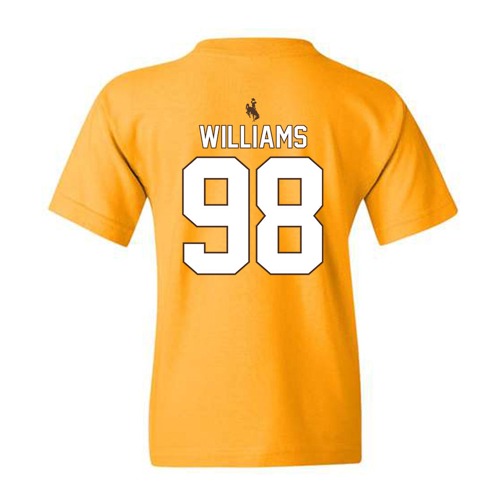 Wyoming - NCAA Football : Jayden Williams - Youth T-Shirt