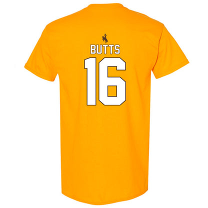 Wyoming - NCAA Football : Karson Butts - T-Shirt-1