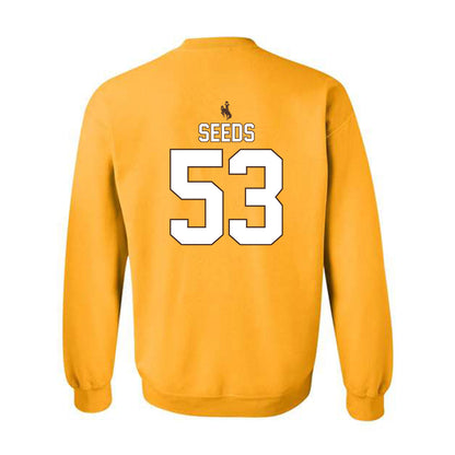 Wyoming - NCAA Football : Tegen Seeds - Crewneck Sweatshirt-1