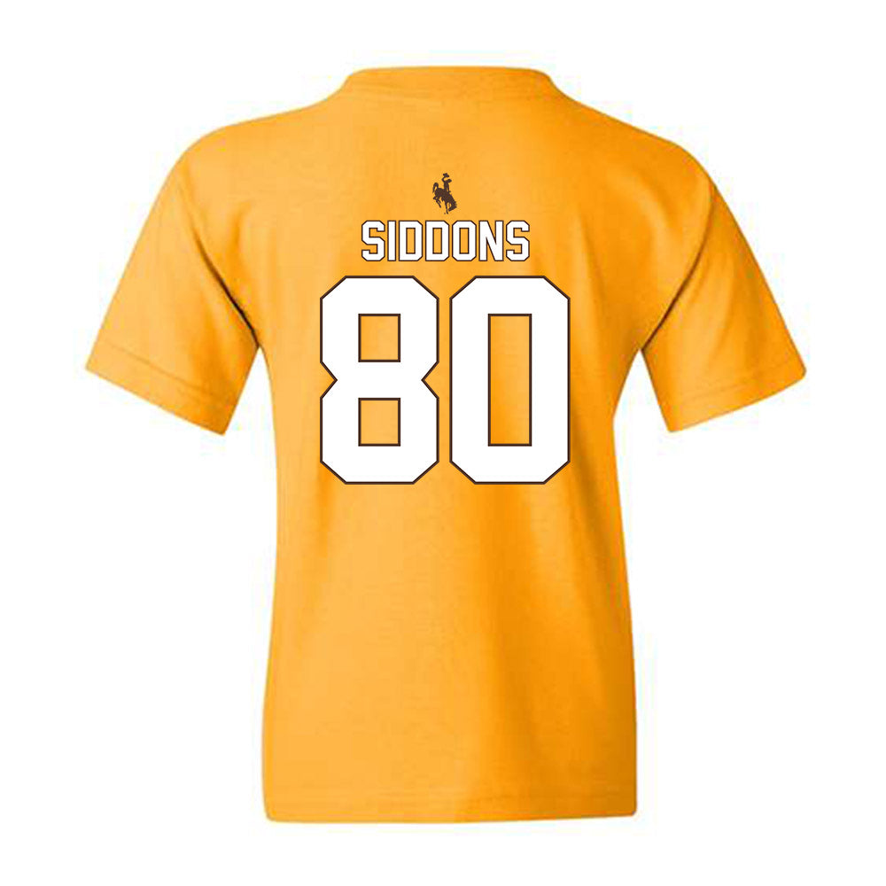 Wyoming - NCAA Football : Tyler Siddons - Youth T-Shirt-1