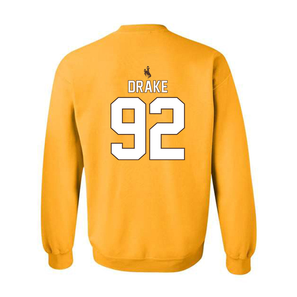 Wyoming - NCAA Football : Dante Drake - Crewneck Sweatshirt
