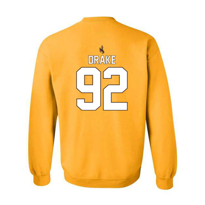 Wyoming - NCAA Football : Dante Drake - Crewneck Sweatshirt