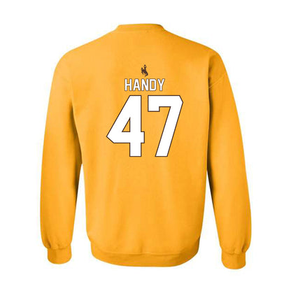 Wyoming - NCAA Football : Jason Handy - Crewneck Sweatshirt-1
