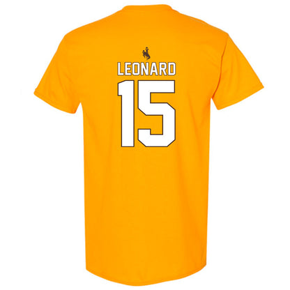 Wyoming - NCAA Football : David Leonard - T-Shirt