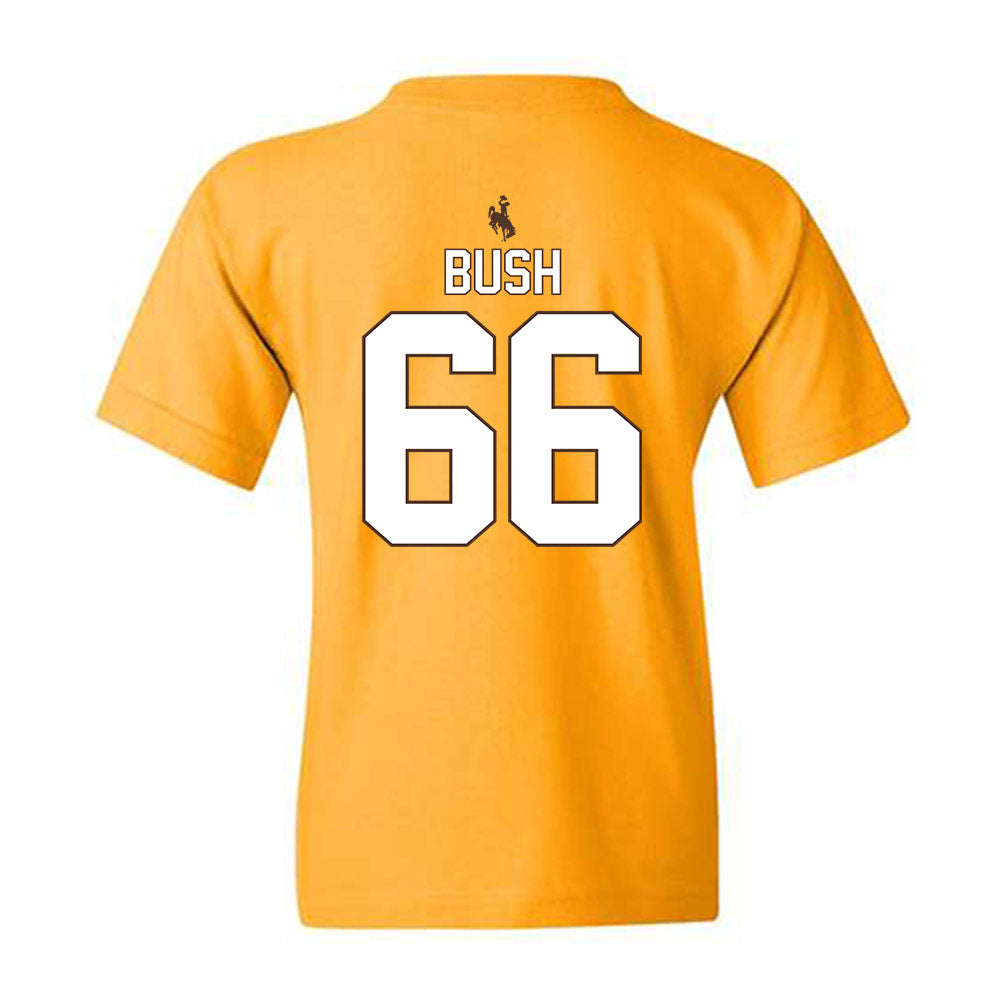 Wyoming - NCAA Football : Johnathan Bush - Youth T-Shirt-1