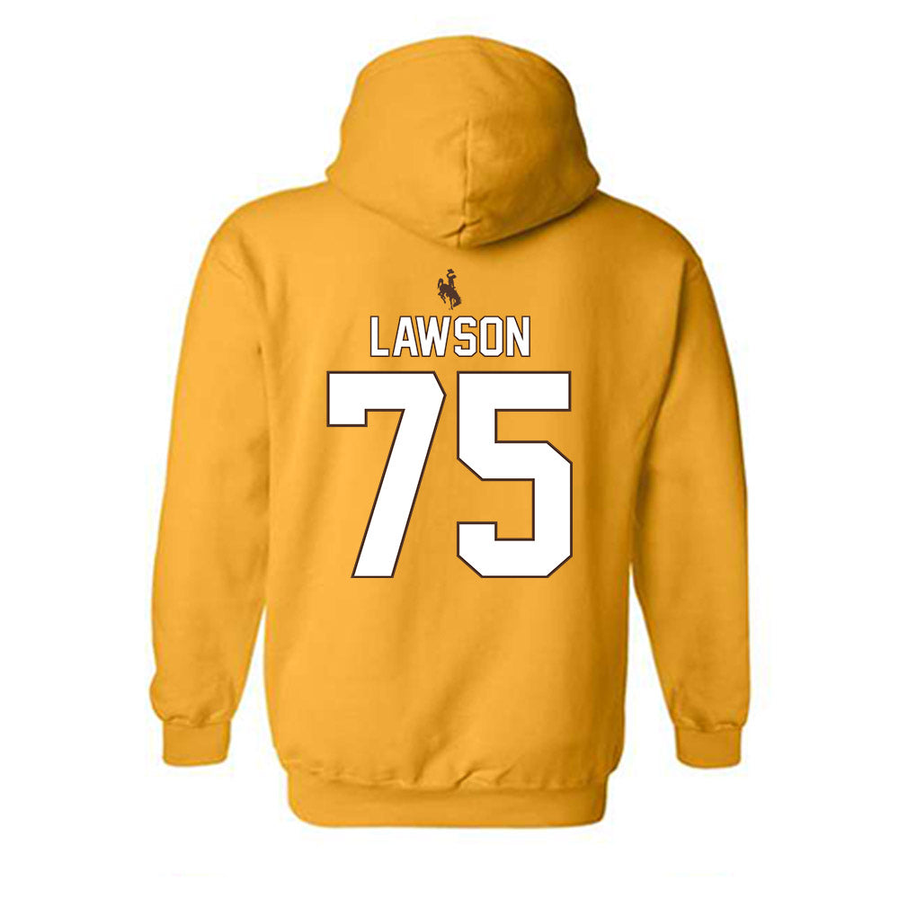 Wyoming - NCAA Football : Cooper Lawson - Hooded Sweatshirt-1