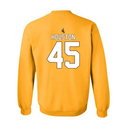 Wyoming - NCAA Football : Charlie Houston - Crewneck Sweatshirt-1