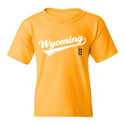 Wyoming - NCAA Football : Markell Holman - Youth T-Shirt-0