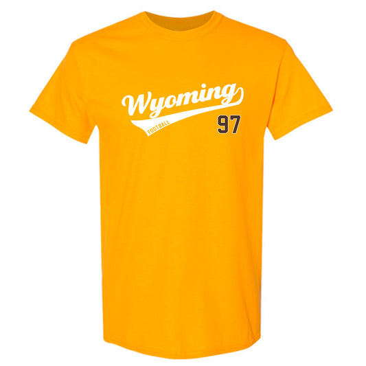 Wyoming - NCAA Football : Alexander Haswell - T-Shirt-0