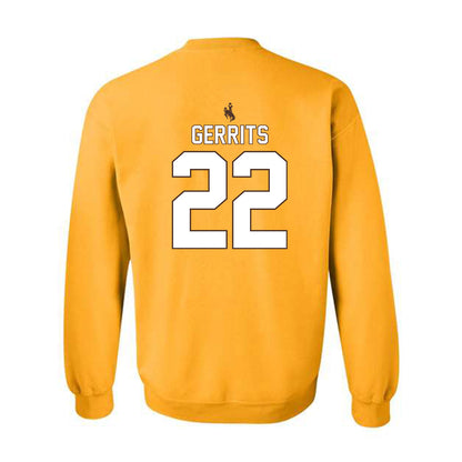 Wyoming - NCAA Men's Basketball : Parker Gerrits - Classic Shersey Crewneck Sweatshirt-1