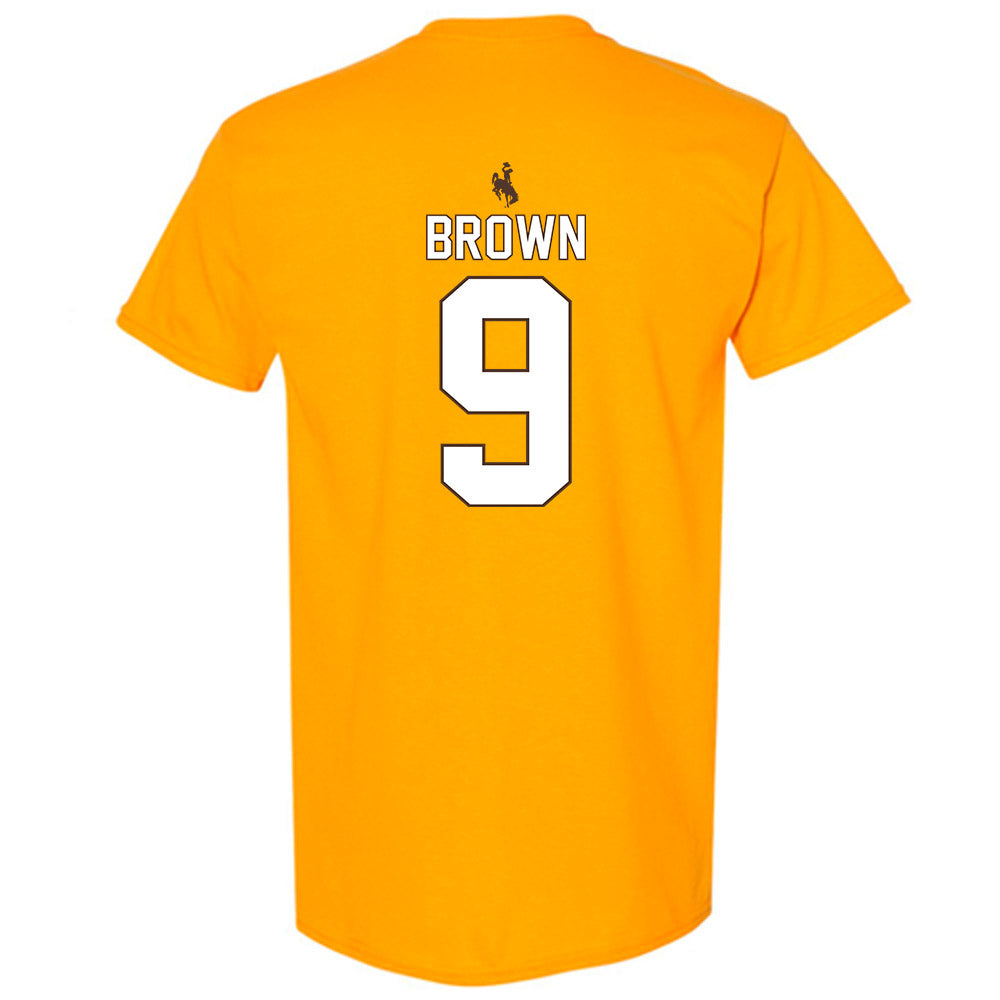Wyoming - NCAA Women's Soccer : Brooke Brown - Classic Shersey T-Shirt-1