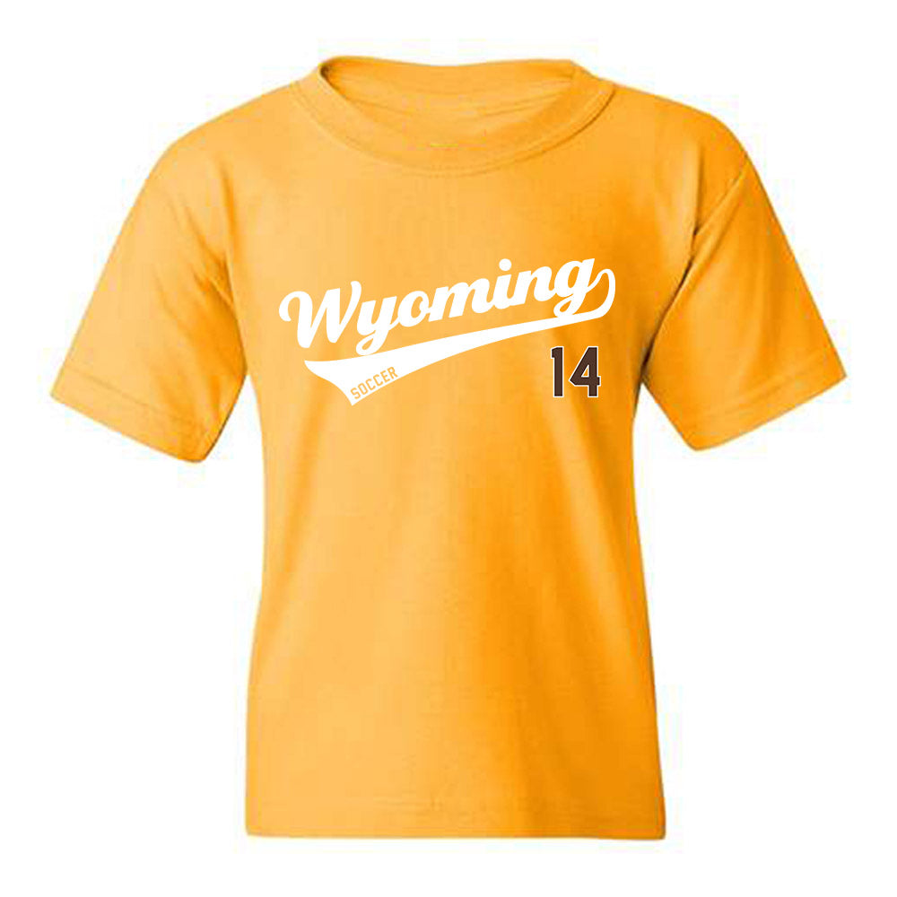Wyoming - NCAA Women's Soccer : Alyssa Glover - Classic Shersey Youth T-Shirt-0