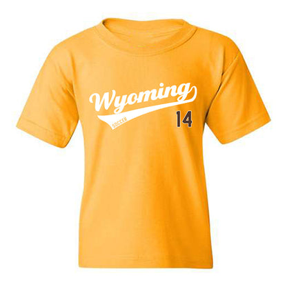 Wyoming - NCAA Women's Soccer : Alyssa Glover - Classic Shersey Youth T-Shirt-0