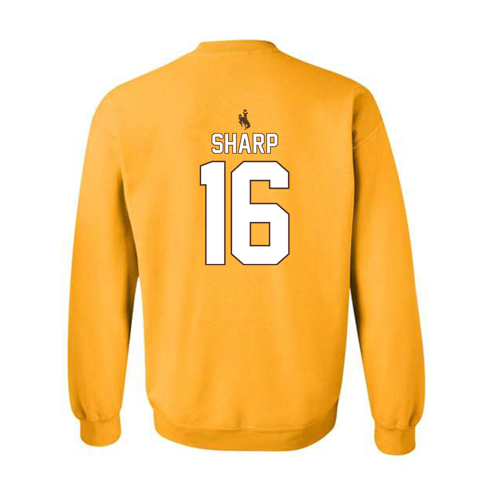 Wyoming - NCAA Women's Volleyball : Reagan Sharp - Classic Shersey Crewneck Sweatshirt-1