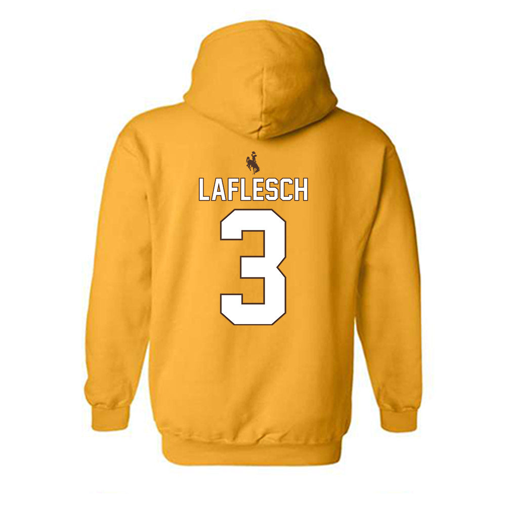 Wyoming - NCAA Women's Volleyball : Lily LaFlesch - Classic Shersey Hooded Sweatshirt-1