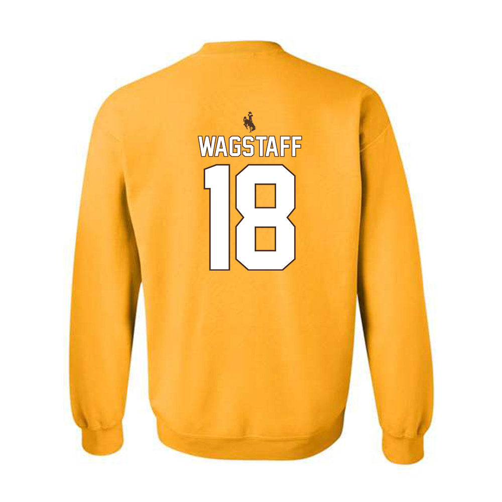 Wyoming - NCAA Women's Volleyball : Claire Wagstaff - Classic Shersey Crewneck Sweatshirt-1
