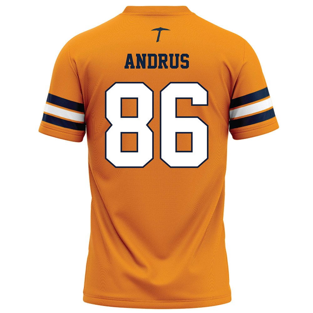 UTEP - NCAA Football : Jordan Andrus - Orange Football Jersey-1