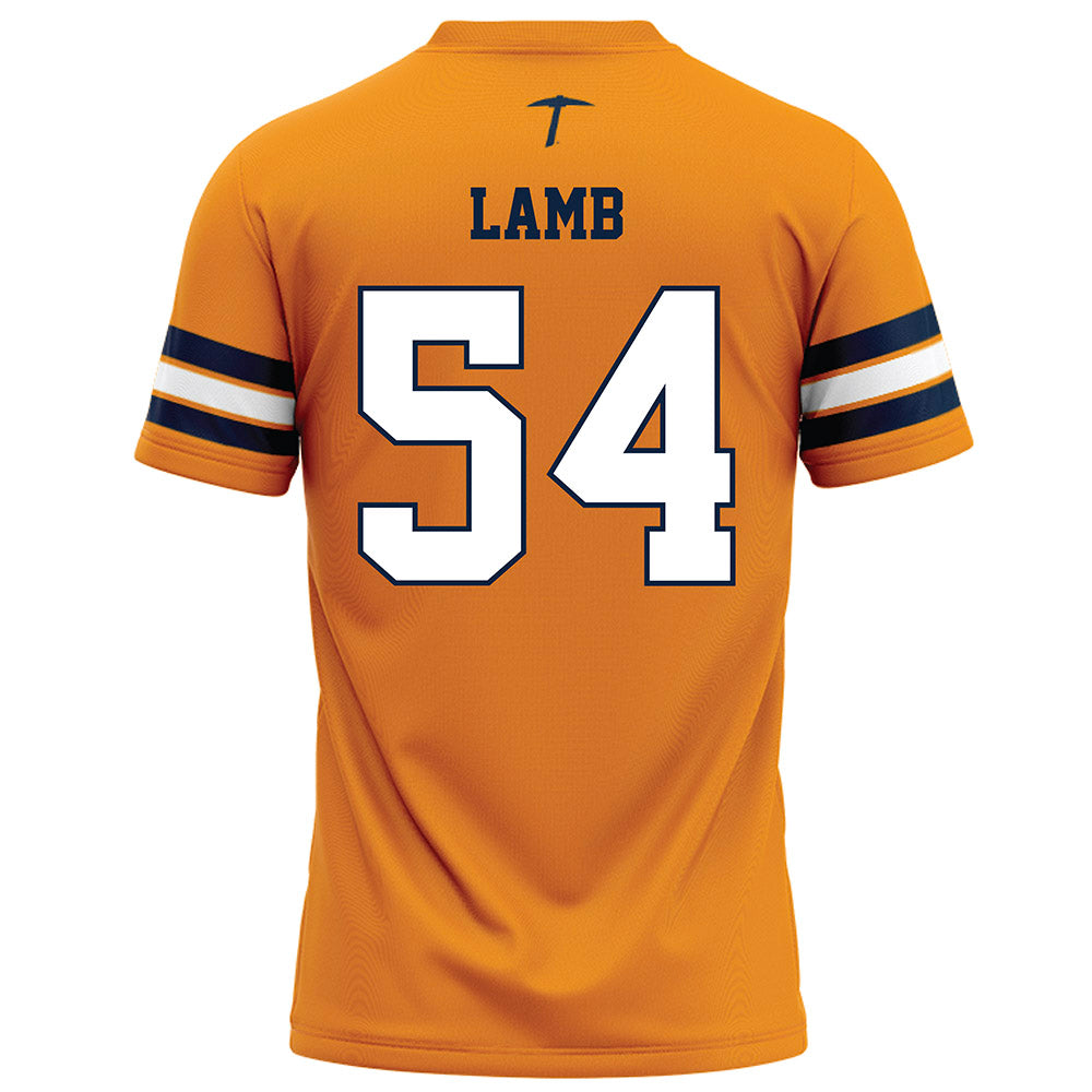 UTEP - NCAA Football : Jaymon Lamb - Orange Football Jersey-1