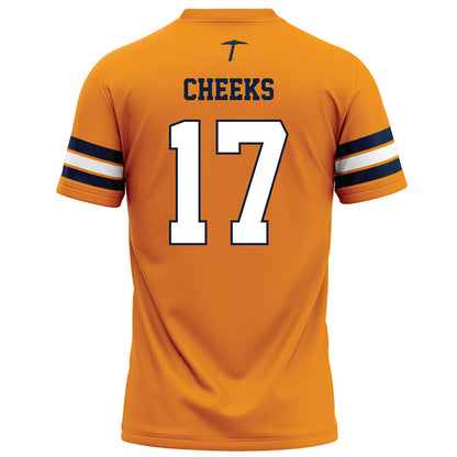 UTEP - NCAA Football : Cash Cheeks - Orange Football Jersey-1