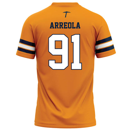 UTEP - NCAA Football : Carlos Arreola - Orange Football Jersey-1