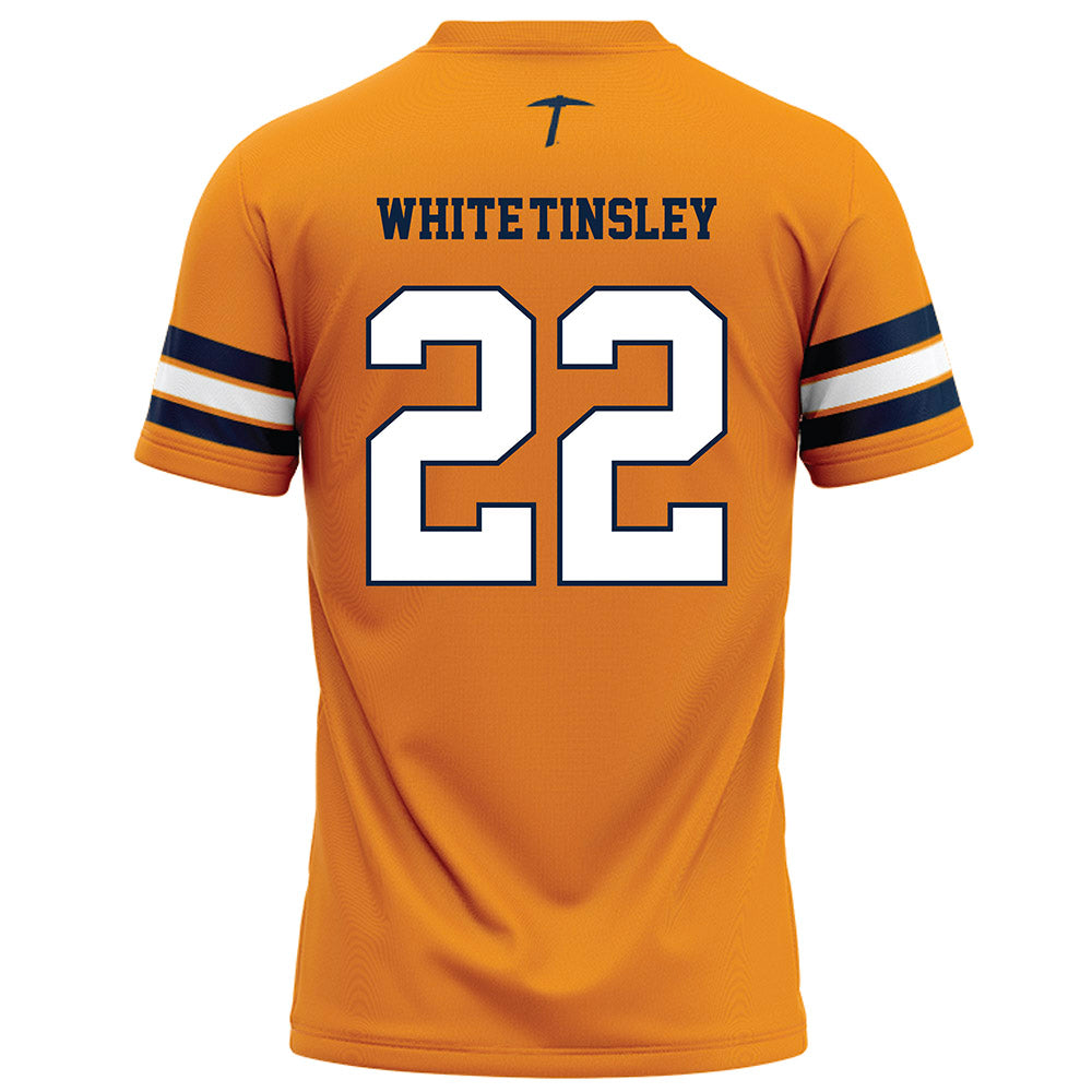 UTEP - NCAA Football : Kane White-Tinsley - Orange Football Jersey-1