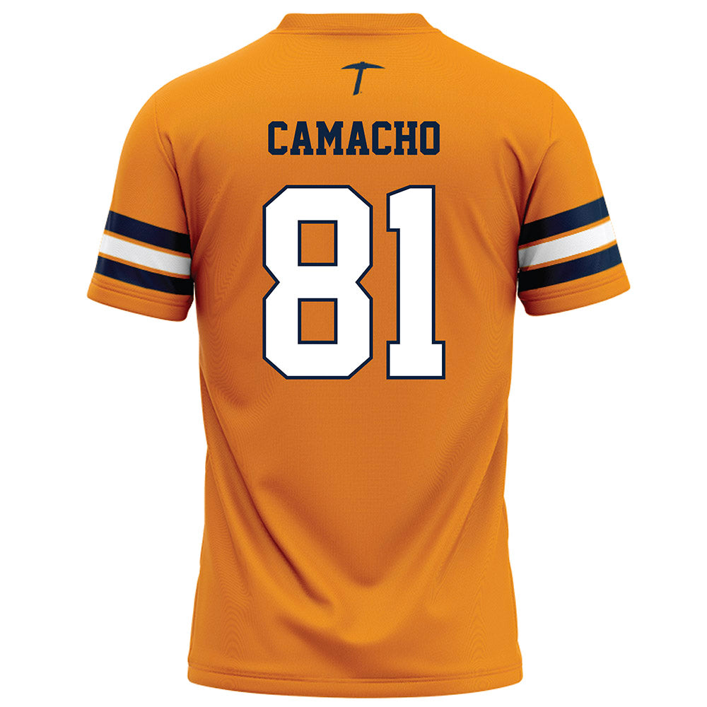 UTEP - NCAA Football : Johan Camacho - Orange Football Jersey-1