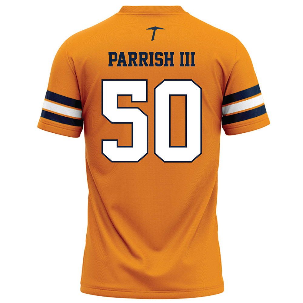 UTEP - NCAA Football : Leander Parrish III - Orange Football Jersey-1