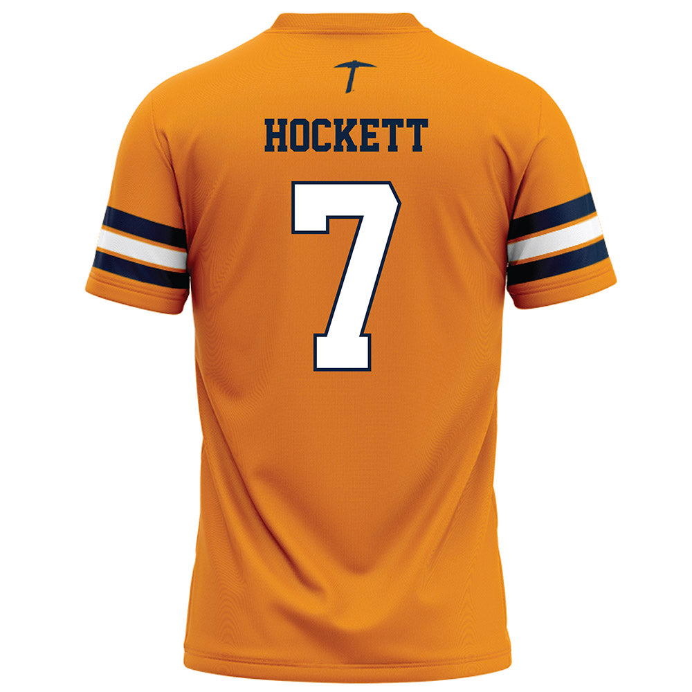 UTEP - NCAA Football : Tylen Hockett - Orange Football Jersey-1