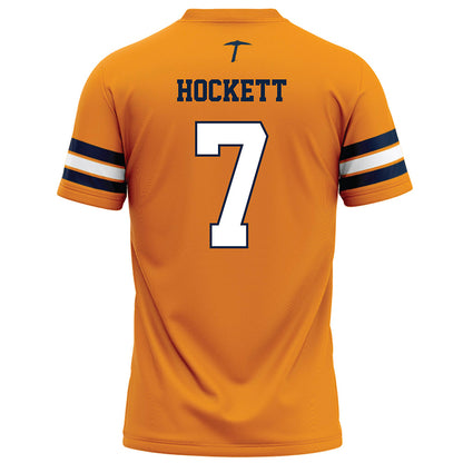 UTEP - NCAA Football : Tylen Hockett - Orange Football Jersey-1