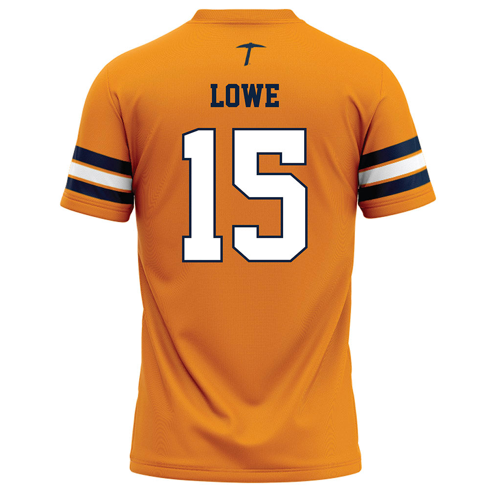 UTEP - NCAA Football : Kode Lowe - Orange Football Jersey-1