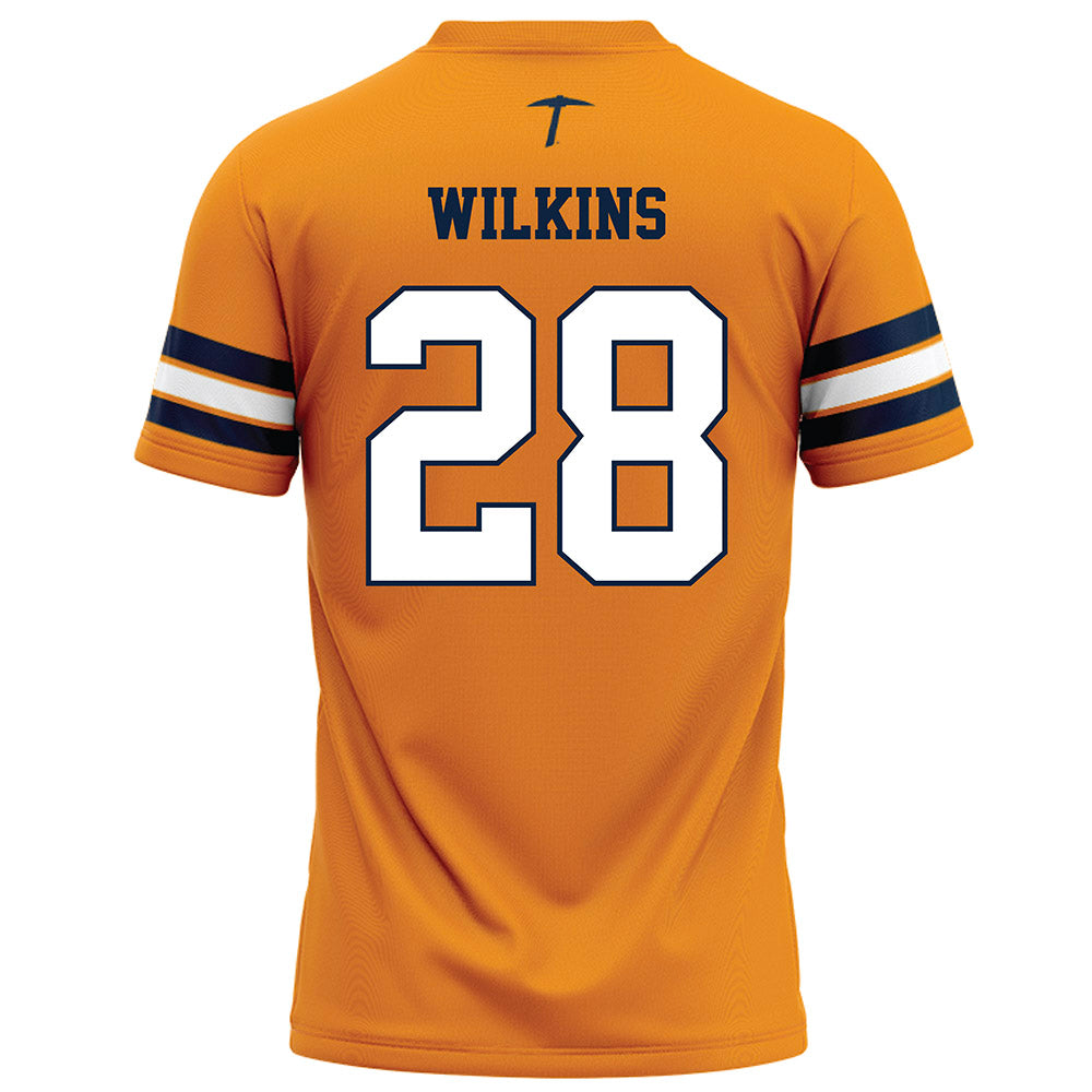 UTEP - NCAA Football : Erion Wilkins - Orange Football Jersey-1