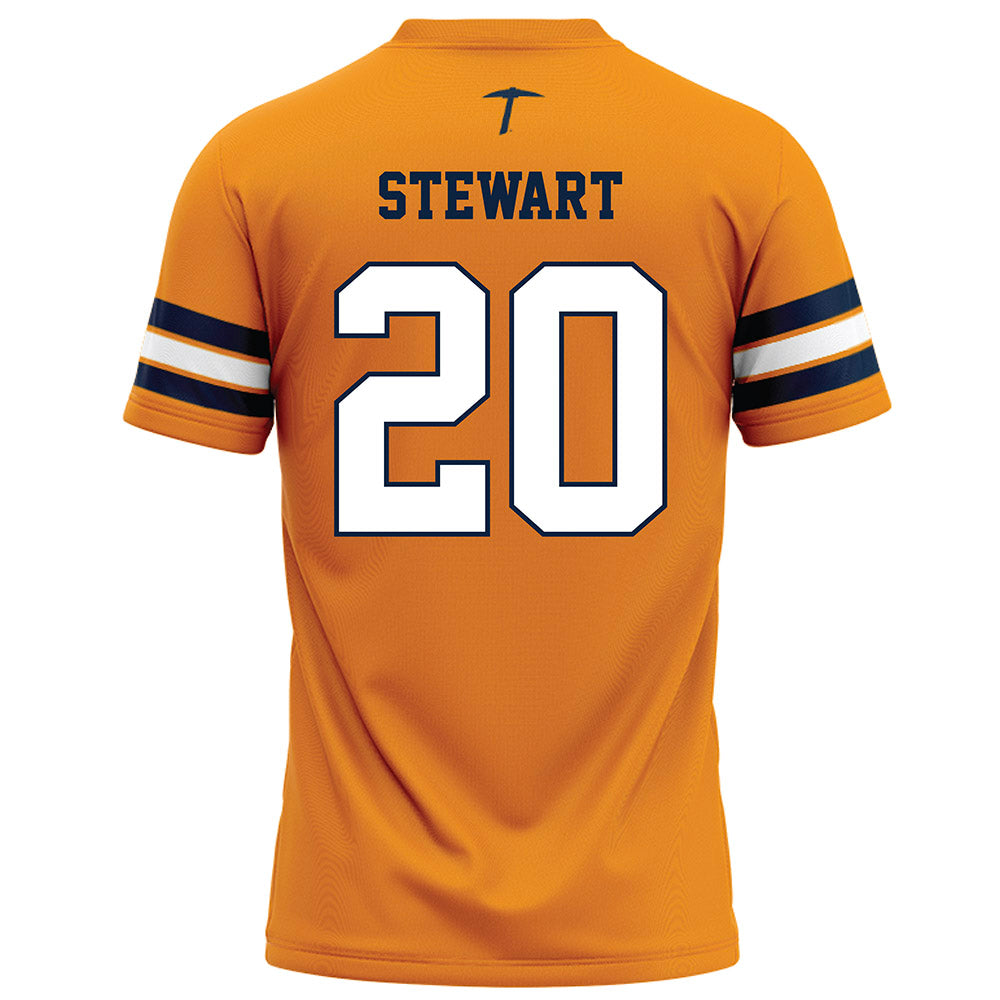 UTEP - NCAA Football : Grant Stewart - Orange Football Jersey-1