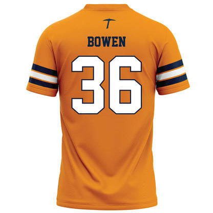 UTEP - NCAA Football : Kane Bowen - Orange Football Jersey-1