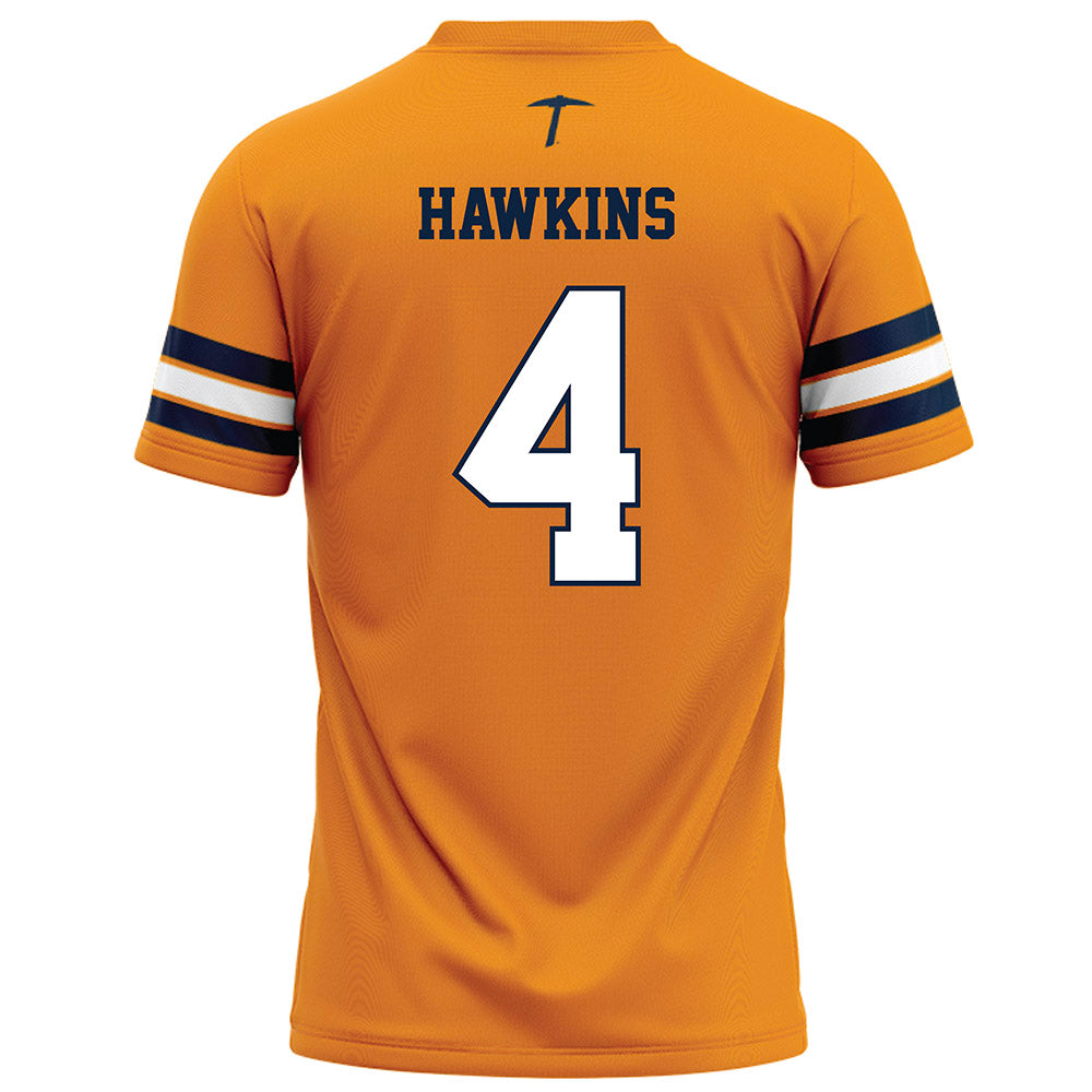 UTEP - NCAA Football : Garrett Hawkins - Orange Football Jersey-1