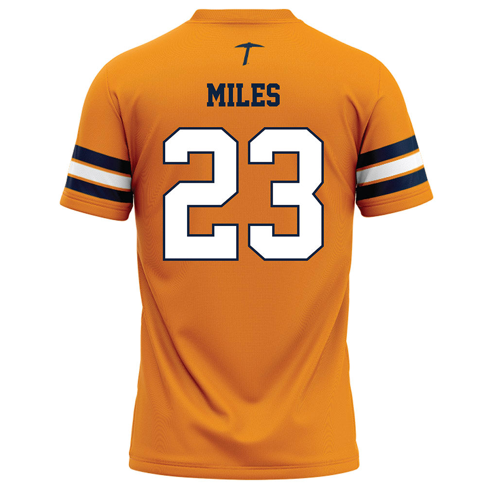 UTEP - NCAA Football : Kaleb Miles - Orange Football Jersey-1