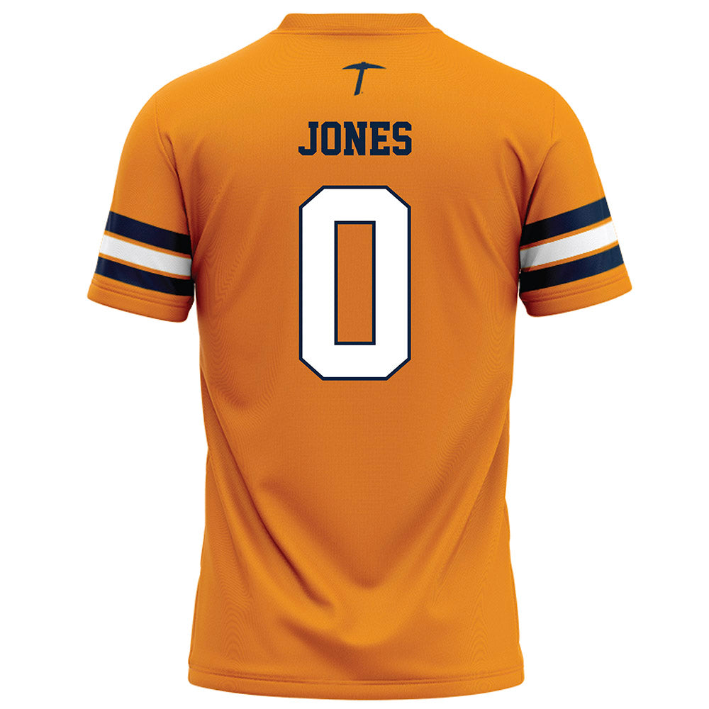 UTEP - NCAA Football : Tavorus Jones - Orange Football Jersey-1