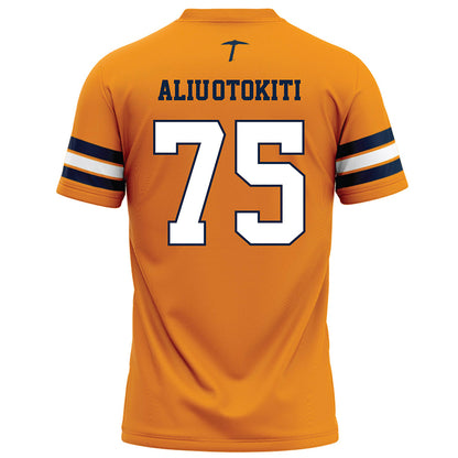 UTEP - NCAA Football : Omoruyi Aliu-Otokiti - Orange Football Jersey-1