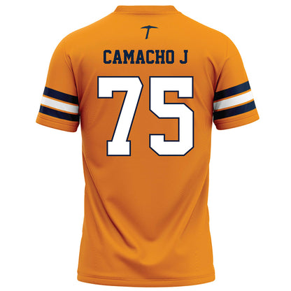 UTEP - NCAA Football : Juan Camacho J - Orange Football Jersey-1