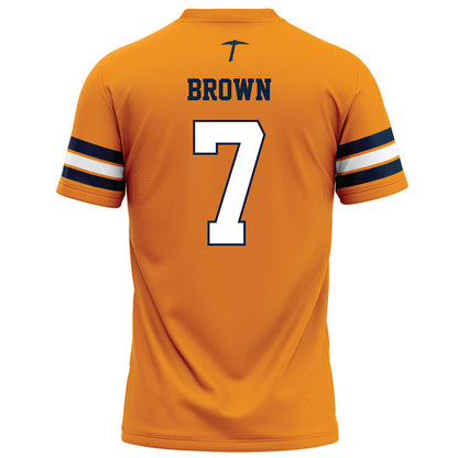 UTEP - NCAA Football : Jaylan Brown - Orange Football Jersey-1
