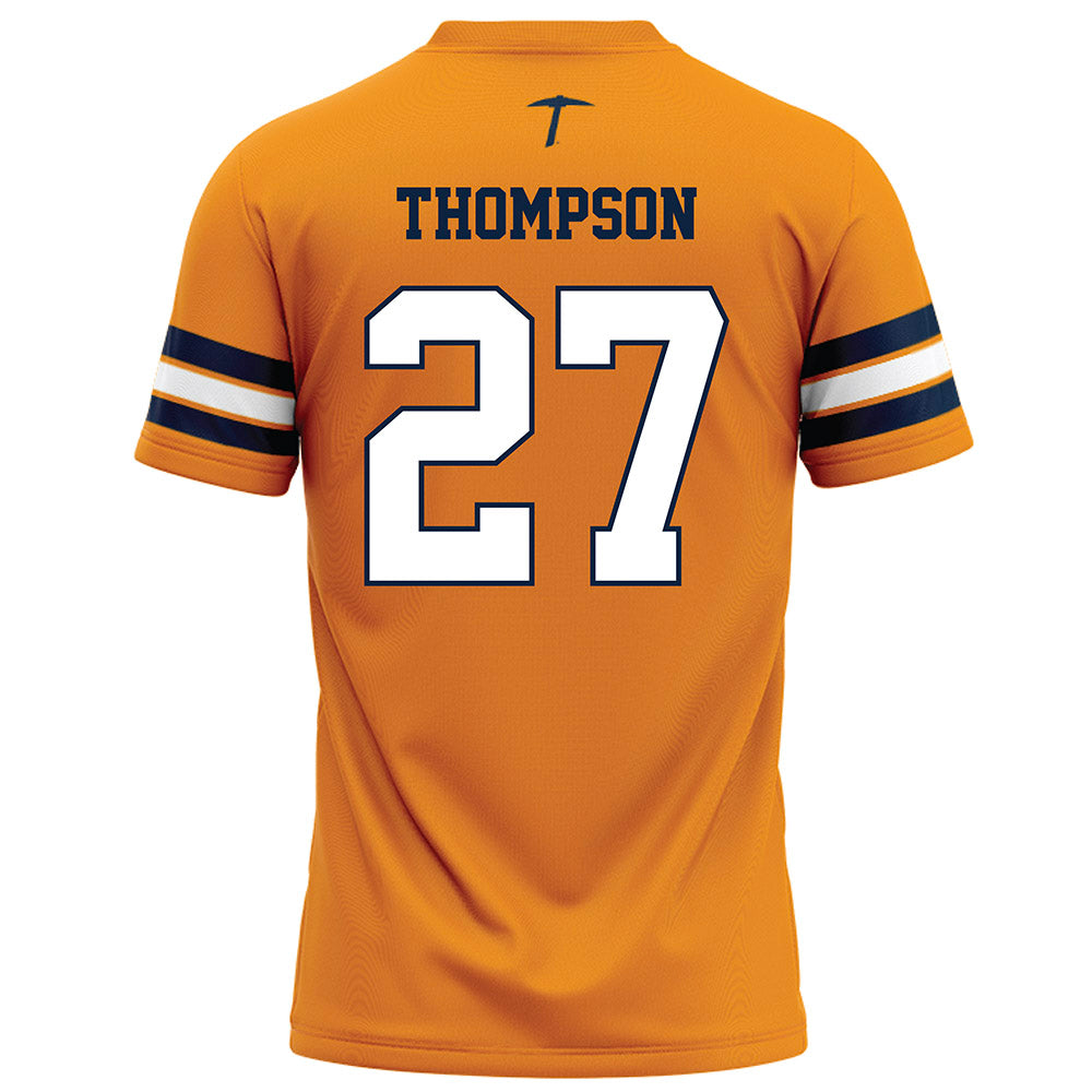 UTEP - NCAA Football : Latristan Thompson - Orange Football Jersey-1