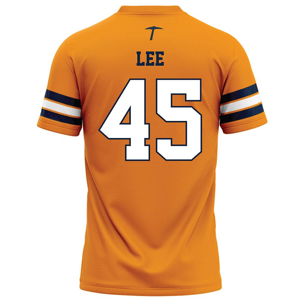 UTEP - NCAA Football : Justin Lee - Orange Football Jersey-1