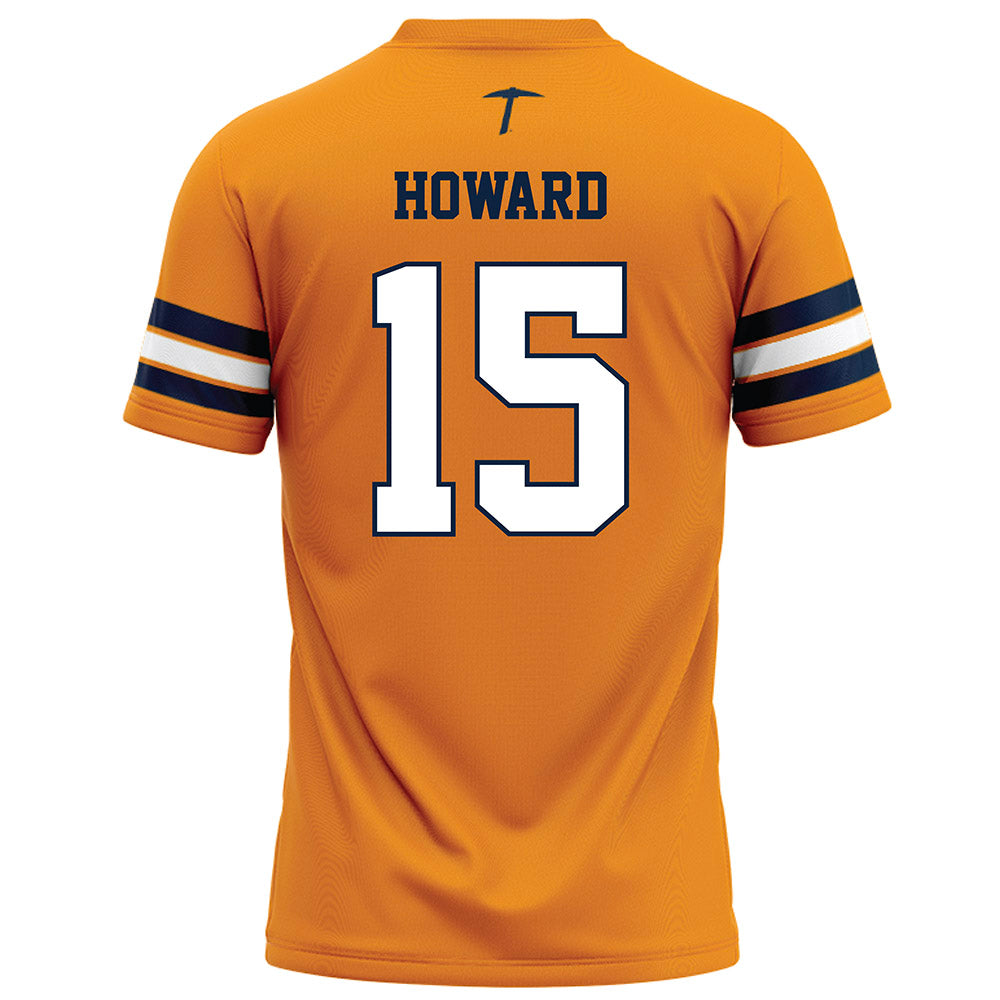 UTEP - NCAA Football : Donavan Howard - Orange Football Jersey-1