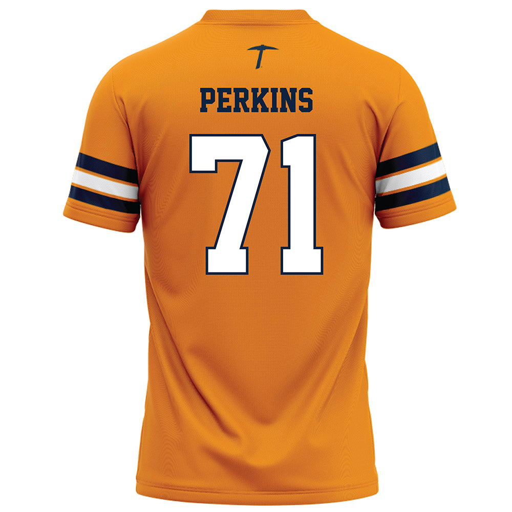UTEP - NCAA Football : Preston Perkins - Orange Football Jersey-1