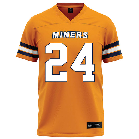UTEP - NCAA Football : CJ Simon - Orange Football Jersey-0
