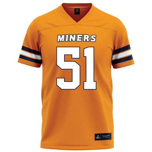 UTEP - NCAA Football : Eric Sandoval Araujo - Orange Football Jersey-0