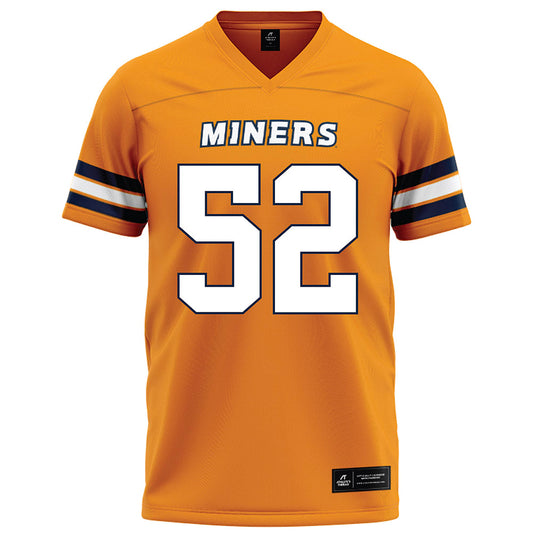 UTEP - NCAA Football : Jackson Bradley - Orange Football Jersey-0