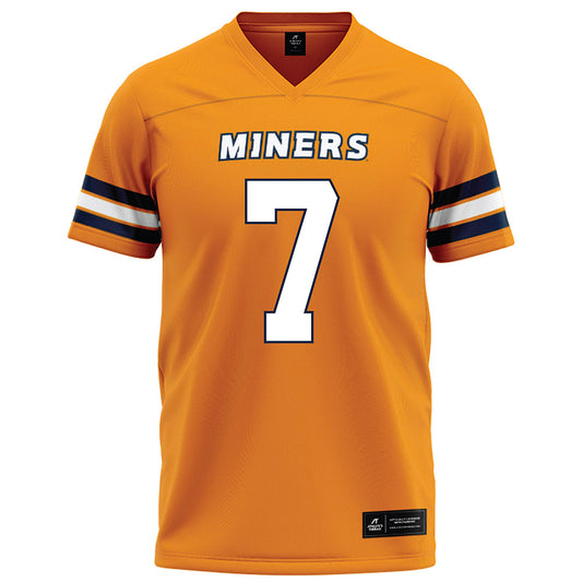UTEP - NCAA Football : Jaylan Brown - Orange Football Jersey-0